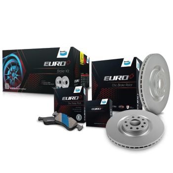 Bendix EBK3F EURO+ Front Brake Rotors & Pads Kit