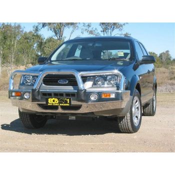 ECB Textura Black Bullbar with Bumper Lights fits Ford Territory 05/04-04/09 BF31SYM