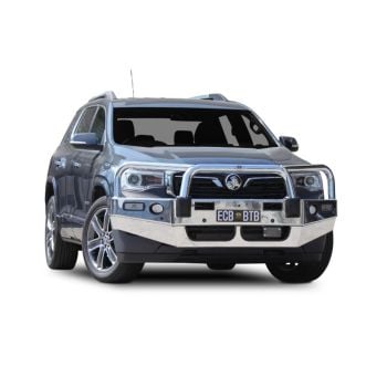 ECB Textura Black Bullbar with Bumper Lights fits Holden Acadia 03/19-12/20 BH132SYM