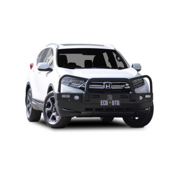 ECB Black Ripple Bullbar with Bumper Lights fits Honda CR-V 08/19-06/20 BHO61SYB