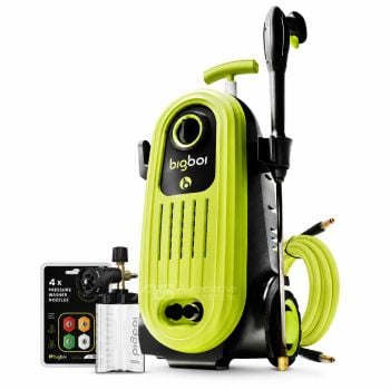 Bigboi Pressure Washer with Foam Cannon 2600PSI 8m Hose & 4 Quick Release Nozzles WASHRFLO