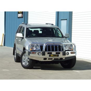 ECB Textura Black Bullbar with Bumper Lights fits Jeep Grand Cherokee Laredo 08/08-12/10 BJ70SYM