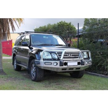 ECB Textura Black Bullbar fits Lexus LX470 04/98-12/07 BL100SYM