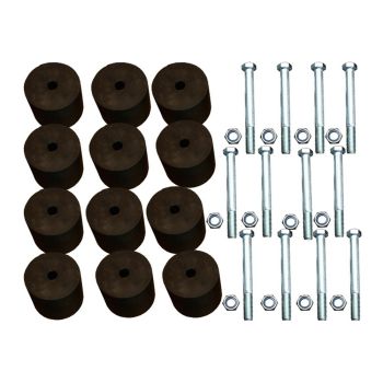 Body Lift Kit 2 Inch 50mm Lift Suitable For Mitsubishi Triton MJ Dual Cab Petrol Manual Style Side with Tray Lift Kit BLKTRIMJDCPMSS