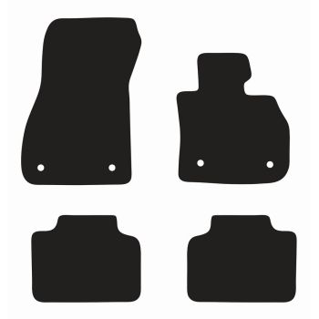 RubberTree Luxury Carpet Car Floor Mats fits BMW 2 Series F45 Active Tourer 15-21 BM058LXBL