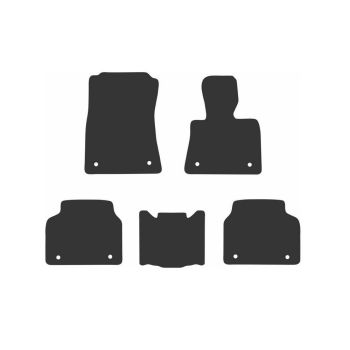 RubberTree Executive Rubber Car Floor Mats fits BMW XM G09 2022-On 5 Seats BM081TPR