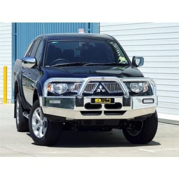 ECB Black Ripple Bullbar fits Mitsubishi Triton MN 09/09-12/14 BM140SYB