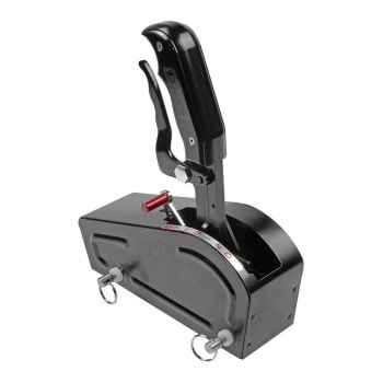 B&M Stealth Magnum Grip Pro Stick Shifter fits GM 3& 4-Speed Automatic Transmissions Black anodized Finish BM81052