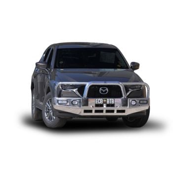 ECB Textura Black Bullbar with Bumper Lights fits Mazda CX-5 KF GT 02/17-12/21 BMA32SYM