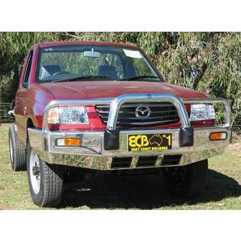 ECB Textura Black Bullbar fits Mazda B-Series 2WD/4WD 11/02-01/07 BMA35SYM
