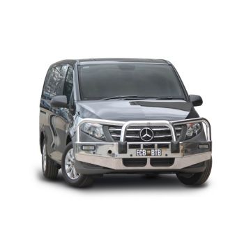 ECB Polished Bullbar fits Mercedes-Benz Valente 03/18-11/20 BMB80SYP