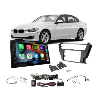 BMW 3 Series 2012-On F30 F31 Amplified Apple CarPlay Android Auto Head Unit Upgrade Kit