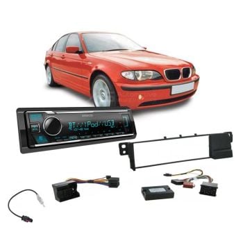 BMW 3 Series 1998-2005 E46 Single DIN Car Stereo Upgrade Alpine Kenwood JVC Pioneer Sony