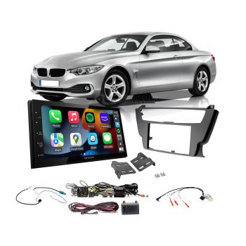 BMW 4 Series 2013-On F32 F33 F36 non-Amplified Apple CarPlay Android Auto Head Unit Upgrade Kit