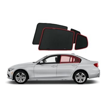 Snap Shades BMW027-2 Rear Window Shades fits BMW 3 Series Sedan 04-11