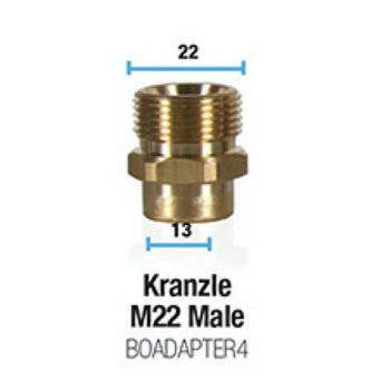 Bowden's Kranzle M22 Male Adapter BOADAPTER4