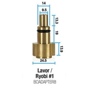 Bowden's Lavor / Ryobi Adapter BOADAPTER8