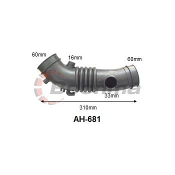 Boonma AH-681 Air Hose fits Toyota Celica ST204 2.2L 94-99