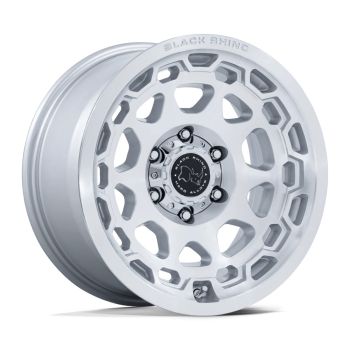 Black Rhino BR026 CONGO 17x8.5 6x139.7 +35 Offset Silver Wheel