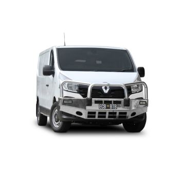 ECB Textura Black Bullbar fits Renault Trafic 10/18-06/22 BRE02SYM