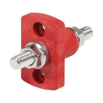 Enerdrive BS-2204B Terminal Feed Through 3/8-16 Stud Red