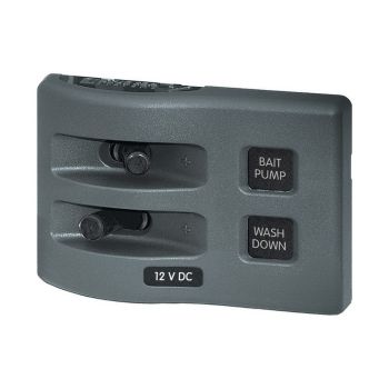 Enerdrive BS-4303B Panel 12VDC WP Switch Panel Gray 2P