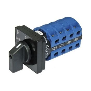 Enerdrive BS-6337B AC 120V 30amp Rotary 2 Position + Off