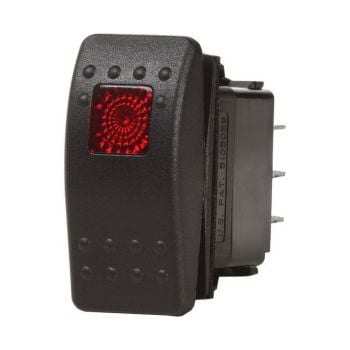Enerdrive BS-7934B Switch Contura 2 DPST OFF-ON Black