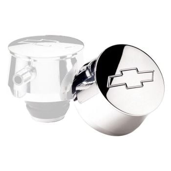 Billet Specialties BS20220 Round Valve Cover Breather with Bowtie Logo Polished fits Covers with 1-1/4" Hole Grommet Included BS20220