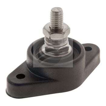 Jaylec BS3081B Power Distribution Post Black S/Steel 3/8" Single Point Large