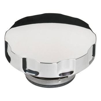 Billet Specialties BS75125 Radiator Cap Polished Notched Smooth 16lb BS75125