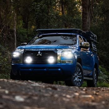 Bushranger NHBGM68DL Night Hawk Behind Grille Twin 7" Driving Light Kit fits Mitsubishi Triton MV 2024+