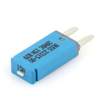 Bussmann 23315-00 Eaton Circuit Breaker 15A 28V Mini Wedge Type III M