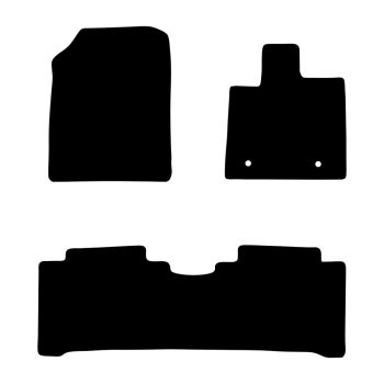 RubberTree Luxury Carpet Car Floor Mats fits BYD Atto 3 2022-on BY002LXBL