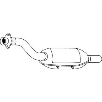 Redback C2050 Enviro Catalytic Converter fits Peugeot 206 06/03-12/07
