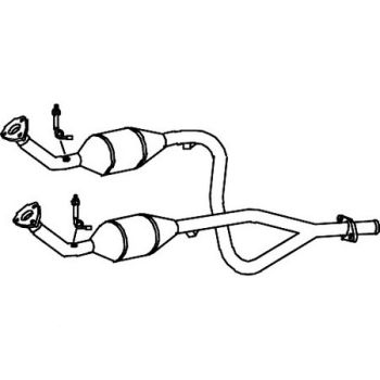 Redback C4581 Enviro Cat-Converters Underfloor fits Land Rover Range Rover 95-02