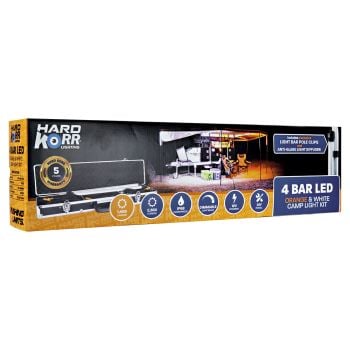 Hard Korr Lighting CAMPKITOW4D 4 Bar Orange/White LED Camping Light Kit With Diffusers
