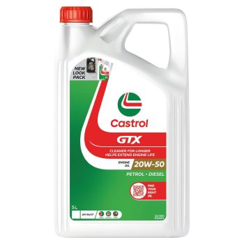 Castrol GTX 20W50 SL Engine Oil  5L