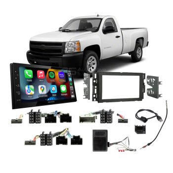 Chevrolet Silverado 2007-2013 Apple CarPlay Android Auto Head Unit Upgrade Kit