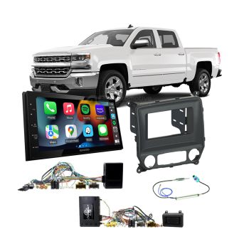 Chevrolet Silverado 2014-2019 7" MyLink Apple CarPlay Android Auto Head Unit Upgrade Kit