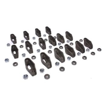 Comp Cams CO1212-16 High Energy steel Rocker Arms fits Small Block Chevy with 3/8" Stud 1.5 Ratio Long Slot CO1212-16