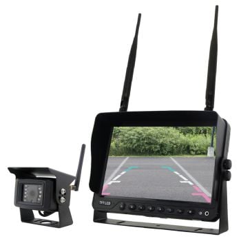 Command 91CMDS7WD HD 7" Quad Input Wireless Monitor with 120deg CCD Wireless Camera