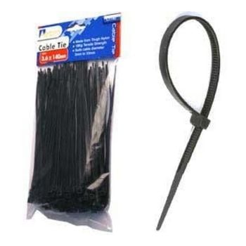Aerpro 125 Pack Cable Ties 3.6mm x 140mm CT140 
