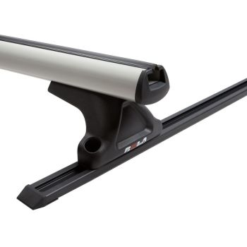 Rola Single Thru Bar Black Roof Rack fits Ford F250 & F350 8/2001 on Track Mount CTM37-1