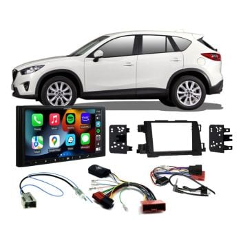 Mazda CX-5 2012-14 Without BOSE Apple CarPlay Android Auto Head Unit Upgrade