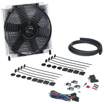 Davies Craig 691 Transmission Oil Cooler 30 Plate & 10" Fan Combo 12V