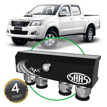 SAAS DB1001-1101 Diff Breather Kit 4 Port fits Toyota Hilux 97-15