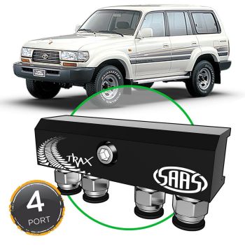 SAAS DB1001-1201 Diff Breather Kit 4 Port fits Toyota Landcruiser 80 Series 90-98