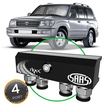 SAAS DB1001-1202 Diff Breather Kit 4 Port fits Toyota Landcruiser 100 Series 98-07