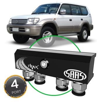 SAAS DB1001-1203 Diff Breather Kit 4 Port fits Toyota Prado 90 Series 96-02